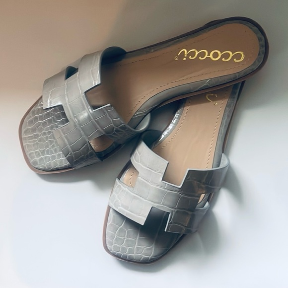 CCOCCI Shoes - CCOCCI Grey Sandals NIB
